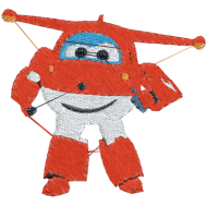 Matriz de Bordado Super Wings Jeff